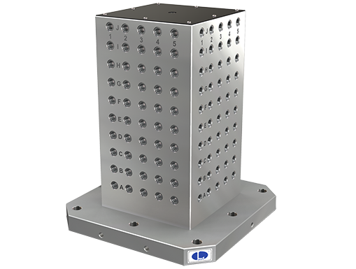 BPA08-SQUARE TOOLING COLUMN with Grid (CNC Tombstone)