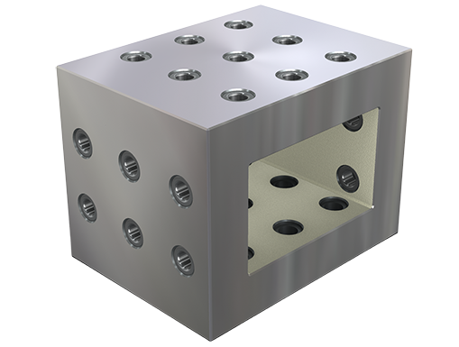 BP26-RECTANGULAR Cast SECTION with Grid(Tooling Block)