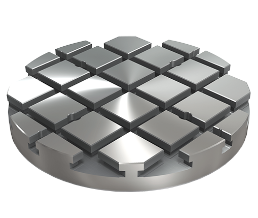 BP18-ROUND BASE PLATE with T-Slots